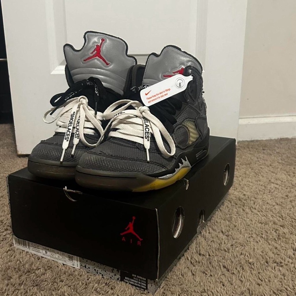 Jordan Kids Sneakers - Black, Gray, and Red